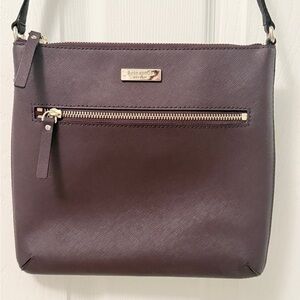EXCELLENT CONDITION KATE SPADE Rima Laurel Way Crossbody Plum Color